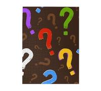 Puzzle da 500 pezzi per adulti, famiglie, gioco di puzzle per tutti, puzzle impegnativi,Punto interrogativo colorato