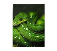 Puzzle da 500 pezzi per adulti, famiglie, gioco di puzzle per tutti, puzzle impegnativi,Serpente verde rettile
