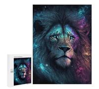 Puzzle da 500 pezzi, per adulti, Galactic Lion Majesty, 6 puzzle, decorazione da parete, ma divertente e umoristico, regalo di compleanno unico, 500 pezzi