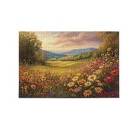 Puzzle da 500 pezzi per adulti impegnativo divertente puzzle familiare perfetto per serate di gioco, raccolta di fiori selvatici