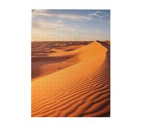Puzzle da 500 pezzi per adulti puzzle impegnativi per serate di gioco Puzzle in legno personalizzati per famiglie dune di sabbia nel deserto del Sahara Puzzle con immagini finite dimensioni 51,8 x