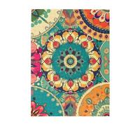 Puzzle da 500 pezzi per adulti puzzle impegnativi per serate di gioco Puzzle in legno personalizzati personalizzati per famiglia puzzle rotondi con immagini floreali dimensioni finite 51,8 x 38,1 cm