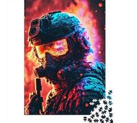 Puzzle da 500 pezzi per adulti, puzzle quadrati militari colorati per adulti e puzzle in legno, decorazioni per la casa, regali per le vacanze, 500 pezzi (52x38 cm)
