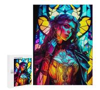 Puzzle da 500 pezzi per teenager Stained Glass Guardian Puzzle per giochi di relax Promuovere la memoria intera famiglia 500 pezzi