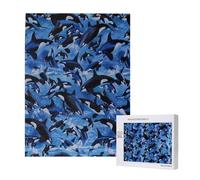 Puzzle da 500 pezzi, puzzle in legno, gioco di famiglia per adulti e adolescenti,Orche assassine Mare