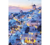 Puzzle da 500 Pezzi su Carta Resistente e Antipolvere con Poster Guida a Colori Temi Multipli Divertimento Familiare Esposizione in Casa (52×38 cm)