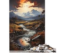 Puzzle da 500 pezzi Tempesta sulla Patagonia Puzzle per adulti e puzzle in legno Adatto per 18 anni e oltre Divertenti giochi di puzzle 500 pezzi (52x38 cm)