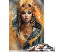 Puzzle da 500 pezzi, Un'elegante regina, puzzle per adulti, difficoltà: puzzle, gioco educativo, giocattolo, decorazione per la famiglia, 500 pezzi (52x38 cm)