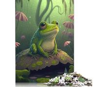 Puzzle da 520 pezzi a forma di rana, per adulti, con incastri perfetti, per uomini e donne, 520 pezzi (52x38 cm)