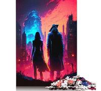 Puzzle da 520 pezzi con coppia di sovrani sotterranei, rompicapo per risolvere problemi, per bambini adulti, 520 pezzi (52x38 cm)
