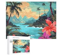 Puzzle da 520 pezzi per adulti Cool Hello Hawaii puzzle grandi gioco decompressione tempo libero intrattenimento puzzle in legno rilassamento giocattoli sensoriali decorazione della stanza per donne