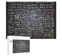 Puzzle da 520 pezzi per adulti Cool Matematica Formula Puzzle Grandi Puzzle Gioco Decompressione Tempo Libero Intrattenimento Puzzle in legno Relax Giocattoli sensoriali Decorazione della stanza per