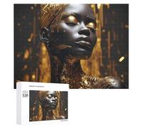 Puzzle da 520 pezzi per adulti gioielli fantastici per persone nere puzzle grandi puzzle gioco decompressione tempo libero intrattenimento puzzle in legno rilassamento giocattoli sensoriali