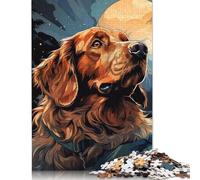 Puzzle da 520 pezzi raffigurante un cane Golden Retriever, rompicapo per adulti e bambini, 520 pezzi (52x38 cm)