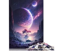 Puzzle da 520 pezzi "Valley of Galaxy Landscape" per adulti, puzzle che si incastrano perfettamente, puzzle per donne e uomini, 520 pezzi (52x38 cm)