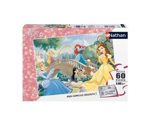 Puzzle da 60 pezzi della Principessa Disney - Sviluppa le capacità logiche e di coordinazione del bambino - Nouvo