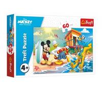 Trefl, Puzzle, Disney Topolino e i Suoi Amici, 60 Pezzi, Una Giornata Interessante per Topolino e i Suoi Amici, per Bambini dai 4 Anni