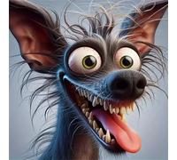 Puzzle da 70 pezzi per Adulti e Bambini, puzzle Impossibili 70 pezzi, Jigsaw puzzles adulti E famiglie, Gioco Impegnativi, Regalo per Amore e Amico(45x45cm,Cane Pazzo)