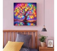 Puzzle da 70 pezzi per Adulti e Bambini, puzzle Impossibili 70 pezzi, Jigsaw puzzles adulti E famiglie, Gioco Impegnativi, Regalo per Amore e Amico(45x45cm,Albero colorato)