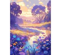 Puzzle da 700 Pezzi per Adulti, 52x38cm puzzle adulti 700 pezzi, Puzzles Difficili Rompicapo, Sfida Impossibile Divertente Per Famiglie, Idea Regalo Uomo e Donna, Tema:Paesaggio Fioreale