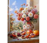 Puzzle da 700 Pezzi per Adulti, 52x38cm puzzle adulti 700 pezzi, Puzzles Difficili Rompicapo, Sfida Impossibile Divertente Per Famiglie, Idea Regalo Uomo e Donna, Tema:Fiori, Frutti