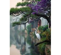 Puzzle da 700 pezzi per Adulti Città del lago, 52x38cm Impossible puzzle adulti 700 pezzi, Puzzles Impegnativo Perfetto per Serate di Gioco,Divertimento Regalo Per Adulti