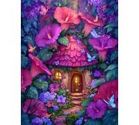 Puzzle da 90 pezzi per Adulti Casa delle fiabe, 25x20cm Impossible puzzle adulti 90 pezzi, Puzzles Impegnativo Perfetto per Serate di Gioco,Divertimento Regalo Per Adulti