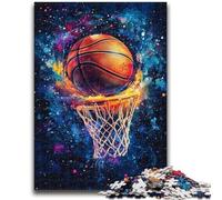 Puzzle da basket Slam Dunk per adulti, 1000 pezzi, per ammazzare il tempo durante le vacanze, con pezzi completamente interconnessi e di forma casuale (38x26cm)