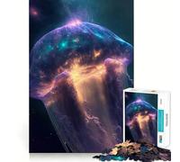 Puzzle da collezione per adulti con meduse e Via Lattea, 1000 pezzi, ideale per stimolare la memoria e creare immagini da assemblare (50x75cm) (50x75cm)