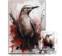 Puzzle da colorare con uccellino Noddy marrone, 1000 pezzi, per adolescenti, gioco educativo per lo sviluppo delle competenze, regalo perfetto per momenti speciali, dimensioni 50x75cm