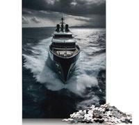 Puzzle da crociera in yacht, sfida difficile, puzzle in cartone riciclato al 100% per bambini e adulti dai 12 anni in su, regali di Halloween, 1000 pezzi (26x38 cm)