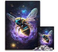Puzzle da dipingere con le api, 1000 pezzi, per adulti, rompicapo, gioco interattivo per famiglie, adatto dai 14 anni in su, 50x75CM/19,68x29,52 pollici