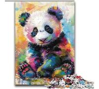 Puzzle da dipingere con panda per adulti e adolescenti, per età 14+, decorazioni per la casa, giochi per famiglie, regali di compleanno di Natale (70x100cm)