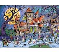 Puzzle da Famiglia Casa Stregata 350 Pezzi Cobble Hill