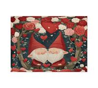 Puzzle da giardino con gnomo di San Valentino per adulti, 500 pezzi, puzzle in legno stampato con amore romantico stravagante, decorazioni per la casa e l'intrattenimento