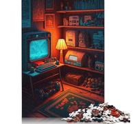 Puzzle da gioco arcade reale, rettangolare, in cartone riciclato al 100%, per regali per adulti e bambini, 1000 pezzi (75x50 cm)