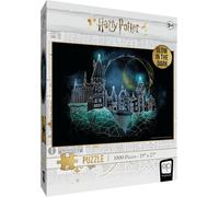 USAOPOLY- Harry Potter Magic of Hogwarts Glow Jigsaw Puzzle, Multicolore, PZ010-613-002400-06