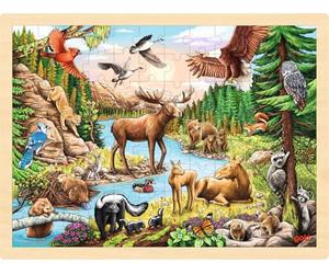 Puzzle da inserire, motivo: selvaggina nord