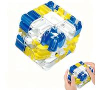 Puzzle da labirinto 3D, 2 in 1, giocattolo a forma di cubo magico, labirinto 3D Maze Cube, Lnteraktives Ball Labyrinths, gioco di pensiero, giocattolo per l'allenamento del cervello per alleviare lo