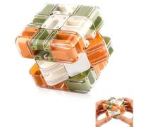 Puzzle da labirinto 3D, 2 in 1, giocattolo a forma di cubo magico, labirinto 3D Maze Cube, Lnteraktives Ball Labyrinths, gioco di pensiero, giocattolo per l'allenamento del cervello per alleviare lo