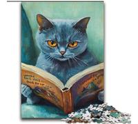 Puzzle da lettura "Gatto nero" da 2000 pezzi per adulti e ragazzi, stimolante gioco di ruolo Ogni pezzo è unico Gioco stimolante e divertente per tutta la famiglia (70x100cm)