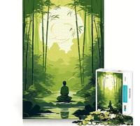 Puzzle da meditazione Zen Garden per adolescenti,1000 pezzi,gioco di abilità mentale,taglio laser per un incastro perfetto,momento di tranquillità,esercizio mentale a casa (38x26cm)
