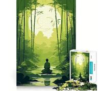 Puzzle da meditazione Zen Garden per adolescenti,1000 pezzi,gioco di abilità mentale,taglio laser per un incastro perfetto,momento di tranquillità,esercizio mentale a casa (38x52cm)