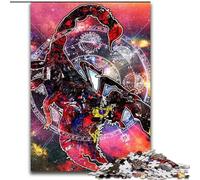 Puzzle da parete con lo zodiaco dello Scorpione per adulti, 1000 pezzi, giochi educativi, decorazioni per la casa, regalo di compleanno, regali, arte murale (26x38cm)