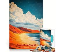 Puzzle da parete con poster della Costa degli Scheletri per adulti, 1000 pezzi, per rafforzare la memoria, rilassante e divertente, con bordi di qualità, un regalo perfetto 38x52cm