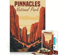 Puzzle da parete del Parco Nazionale di Pinnacles per adulti, 1000 pezzi, gioco di logica, hobby tranquillo, taglio perfetto, regalo elegante (50x75cm)