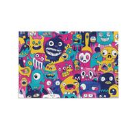 Puzzle da pavimento con mostri colorati in stile cartone animato grande giocattolo per intrattenimento invecchiato e intelligenza giochi di cervello duro I migliori regali per la tua famiglia Puzzle