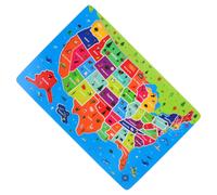 Puzzle Da Pavimento Mappa Del Mondo Per Bambini Degli Stati Uniti