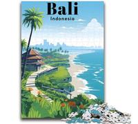 Puzzle da viaggio Bali Indonesia per adulti, 1000 pezzi, regalo di compleanno per trascorrere il tempo libero in casa, regali, decorazioni murali per 14+ anni, 1000 pezzi (26x38cm)