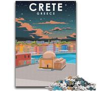 Puzzle da viaggio Creta Grecia Arte Puzzle 2000 pezzi per adulti Regali, Affare difficile impegnativo come regalo per tutta la famiglia 2000 pezzi (70x100cm)